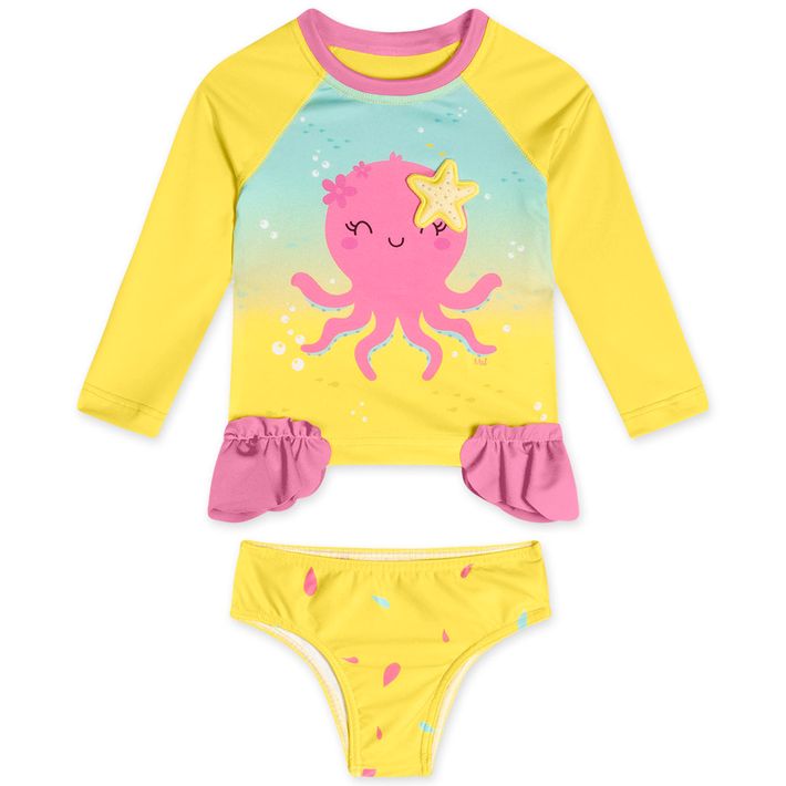 Conjunto-de-Praia-Manga-Longa-Com-Protecao-Solar-Infantil-Feminino-Marisol
