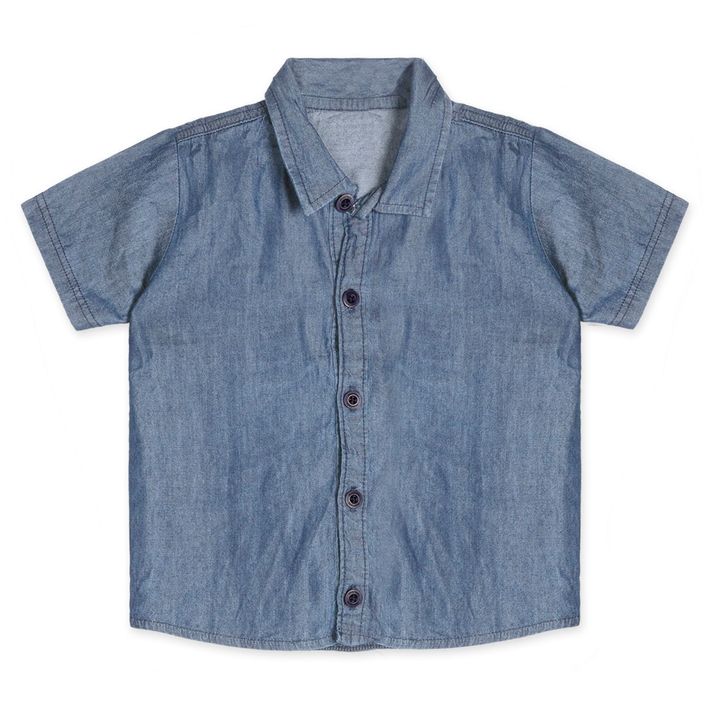 Camisa-Jeans-Manga-Curta-Infantil-Masculina-Marisol