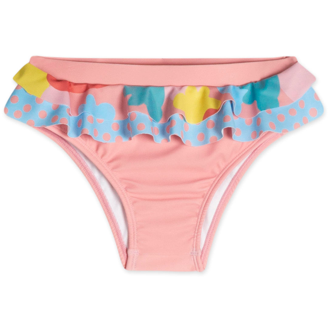 Conjunto de Praia Manga Longa Com Proteção Solar Infantil Feminino Lilica