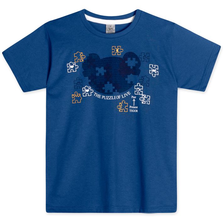 Camiseta-Manga-Curta-Infantil-Masculina-Tigor