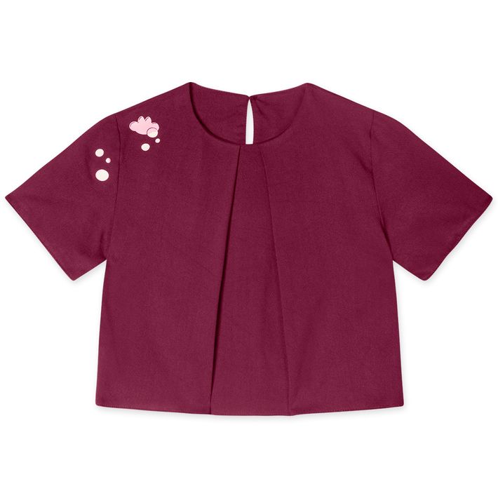 Blusa-Manga-Curta-Infantil-Feminina-Lilica-Ripilica