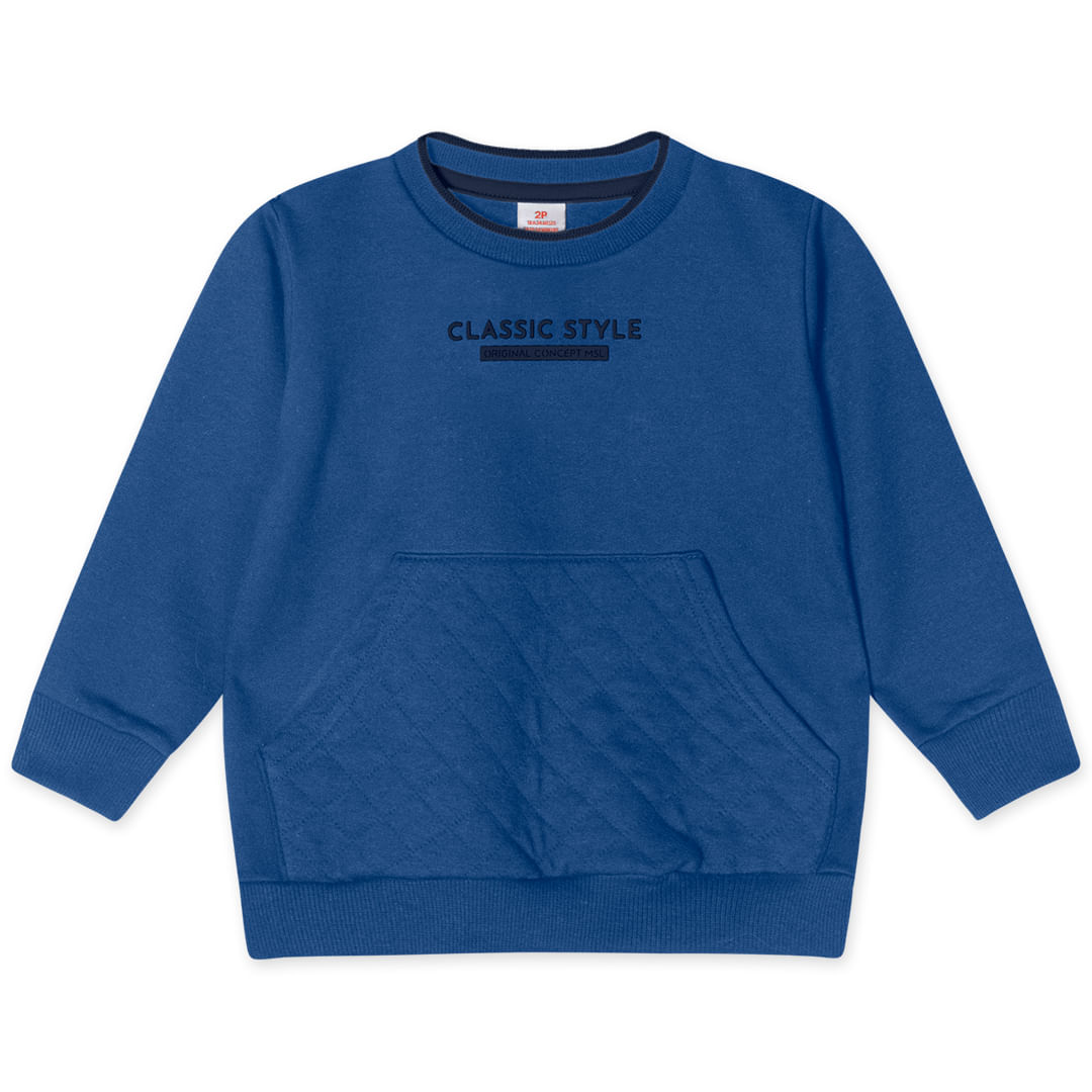 Blusão Moletom Infantil Masculino Marisol
