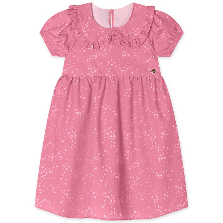 Vestido-Manga-Curta-Infantil-Feminino-Marisol