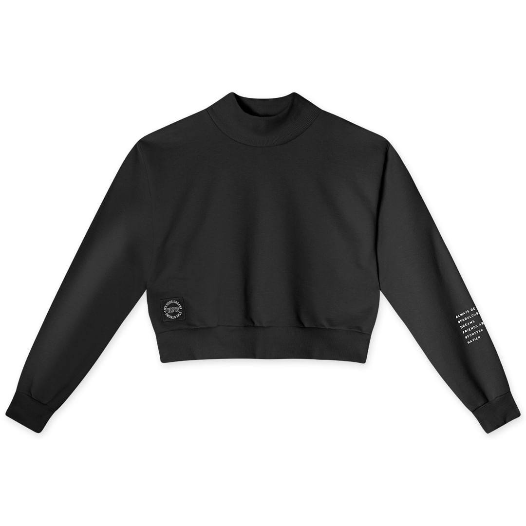 Abercrombie Moletom Hollister De Botao Moletom Feminino Moletons