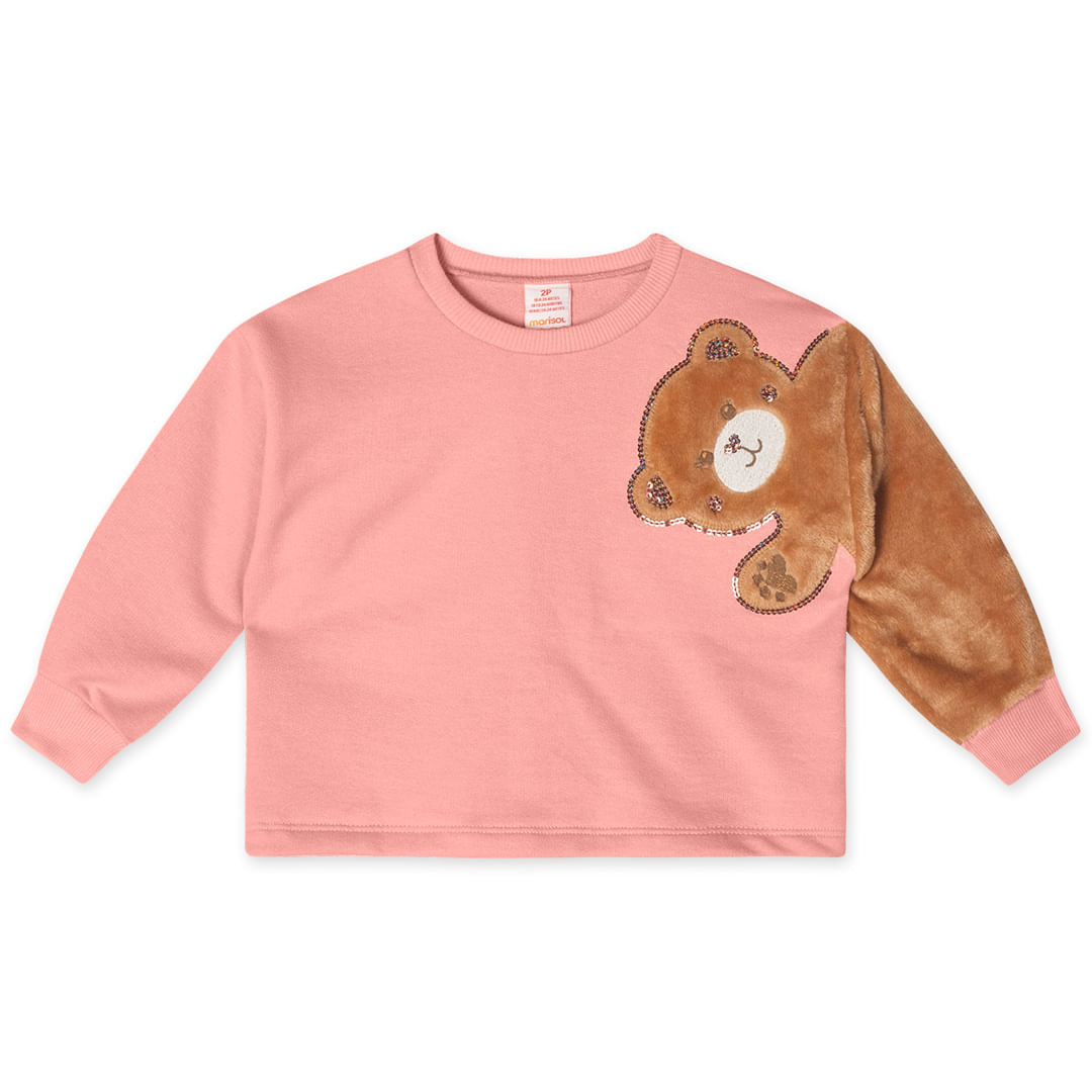 Conjunto Longo Moletom Infantil Feminino Marisol