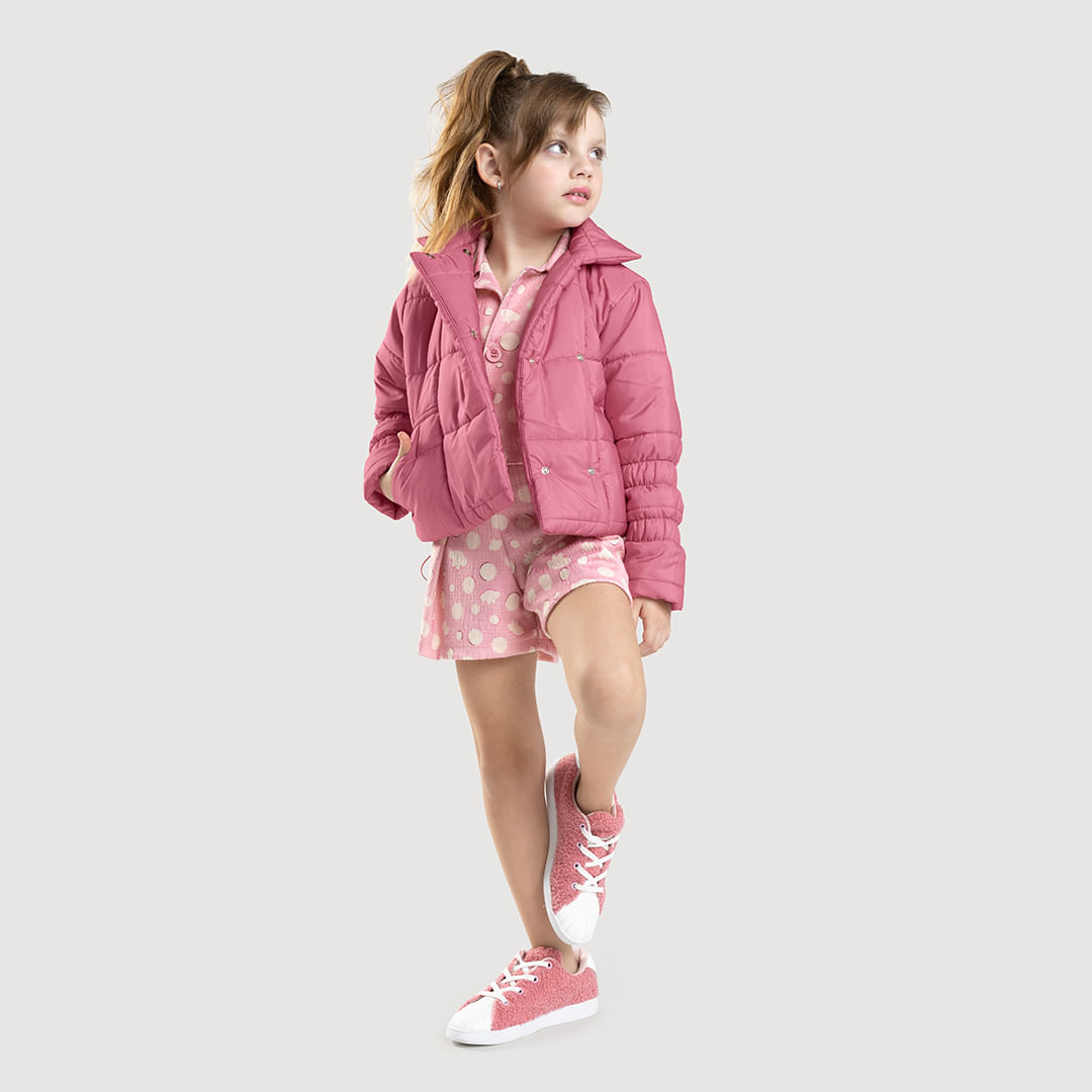 Sobretudo infantil fashion feminino lilica ripilica