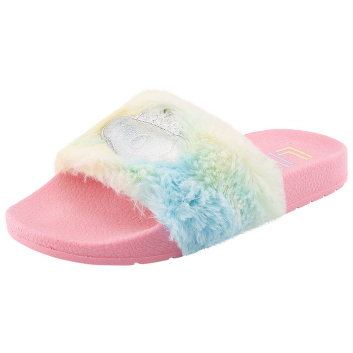 Chinelo-Slide-Peluciado-Infantil-Feminino-Lilica-Ripilica