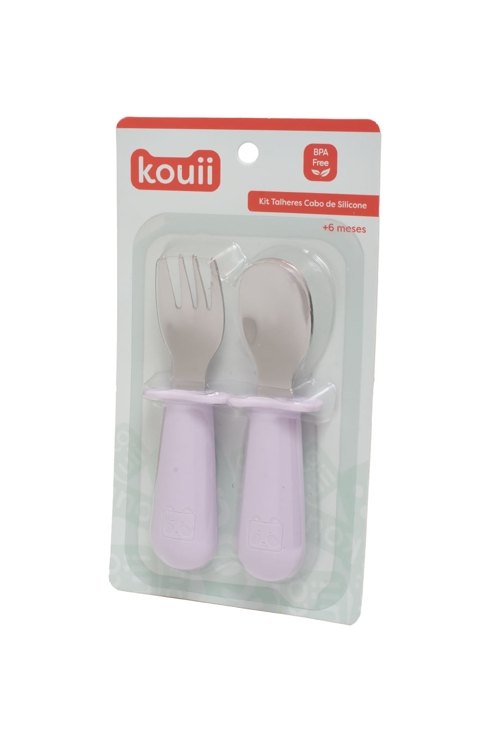 Kit Talheres Inox Kouii Panda Pandi