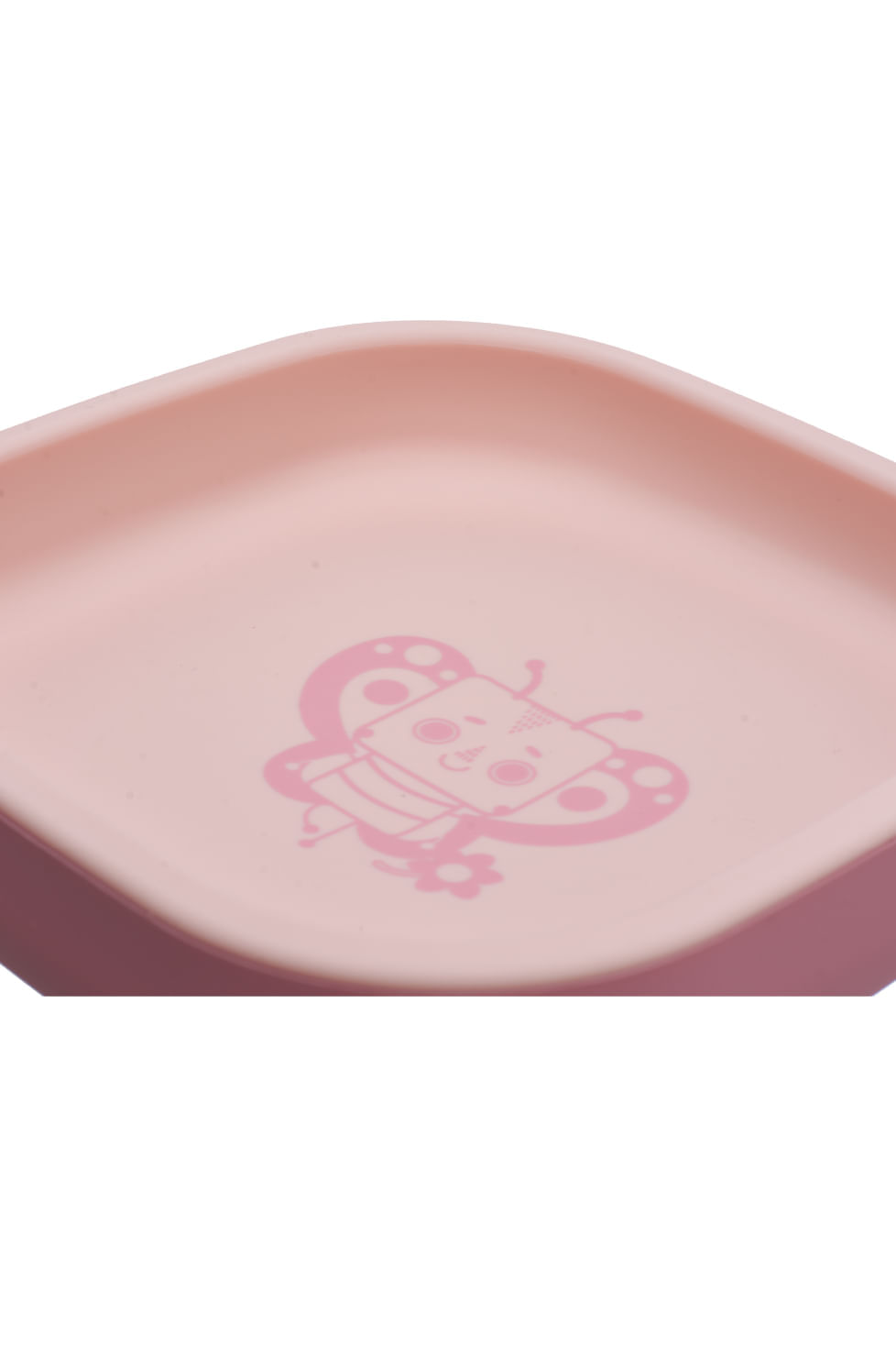 Prato de Silicone com Ventosa Kouii Borboleta Pipa