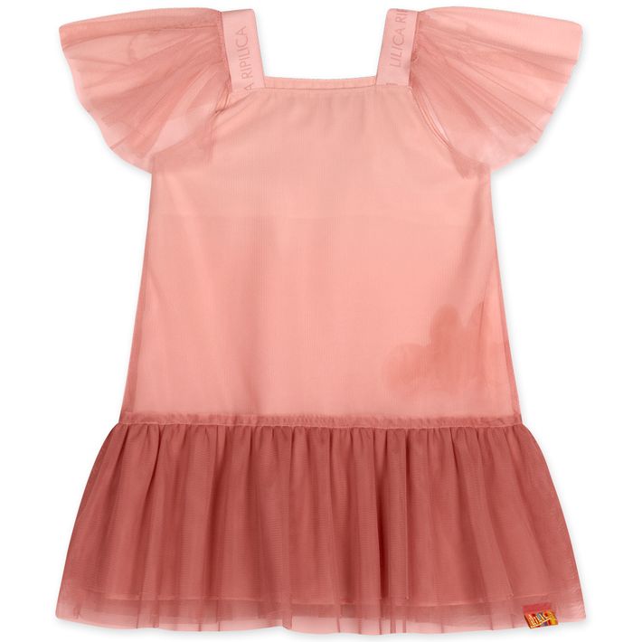 Vestido-Tule-Manga-Curta-Bebe-Feminino-Lilica-Ripilica