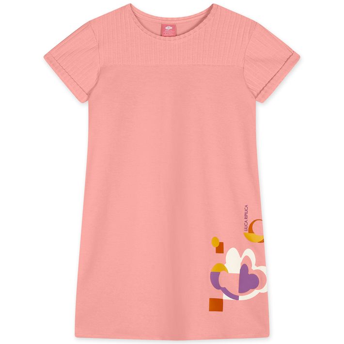 Vestido-Manga-Curta-Infantil-Feminino-Lilica-Ripilica