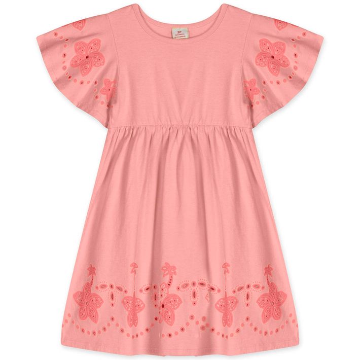 Vestido-Manga-Curta-Floral-Infantil-Feminino-Marisol