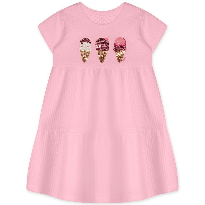 Vestido-Sorvetes-Manga-Curta-Infantil-Feminino-Marisol