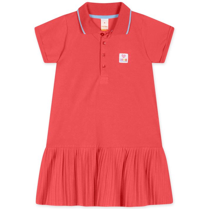 Vestido-Polo-Manga-Curta-Infantil-Feminino-Marisol