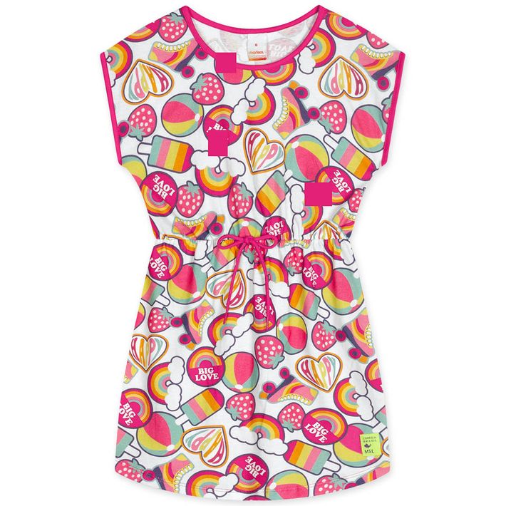 Vestido-Manga-Curta-Infantil-Feminino-Marisol