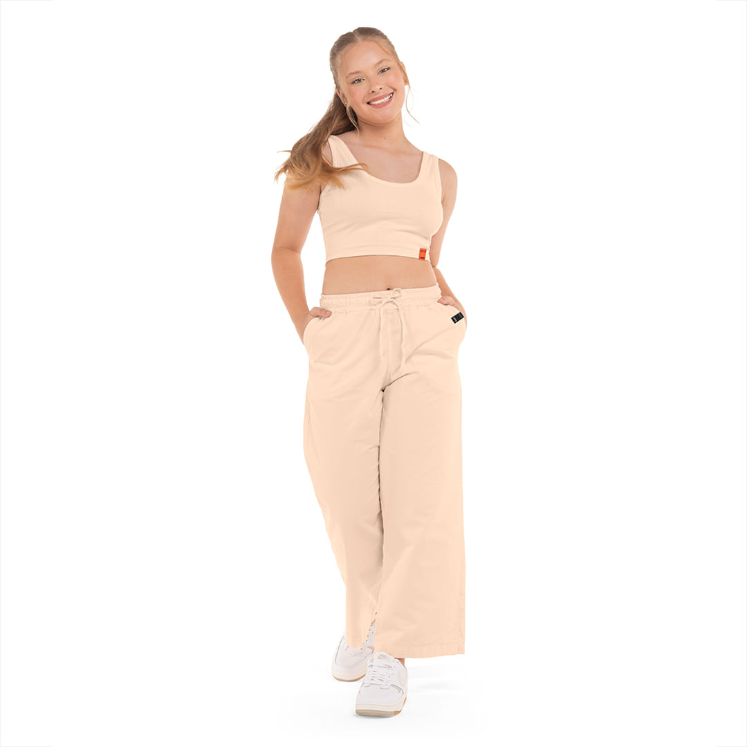 Regata Cropped Canelada Juvenil Feminina Hapier