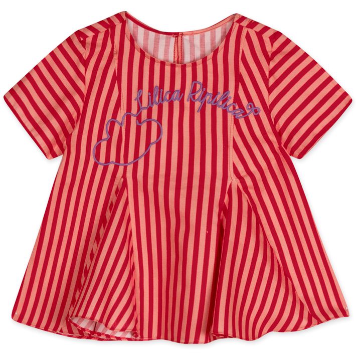 Blusa-Listrada-Manga-Curta-Infantil-Feminina-Lilica-Ripilica