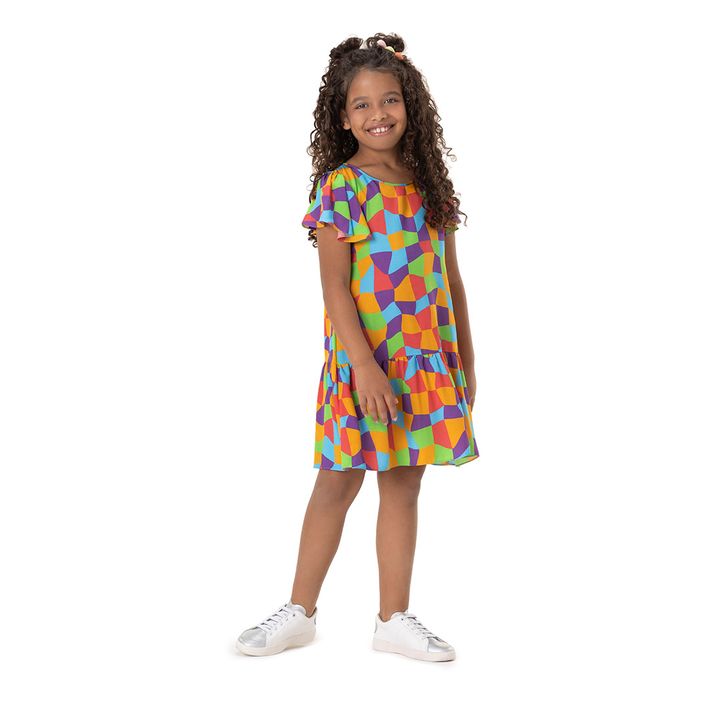 Vestido-Manga-Curta-Infantil-Feminino-Marisol