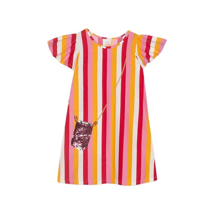 Vestido-Listrado-Manga-Curta-Infantil-Feminino-Marisol