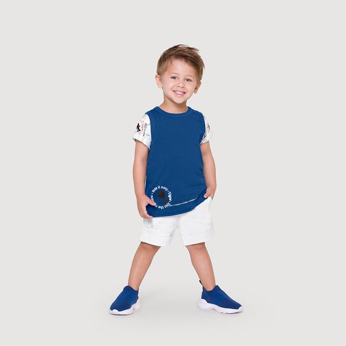 Bermuda-Infantil-Masculina-Tigor