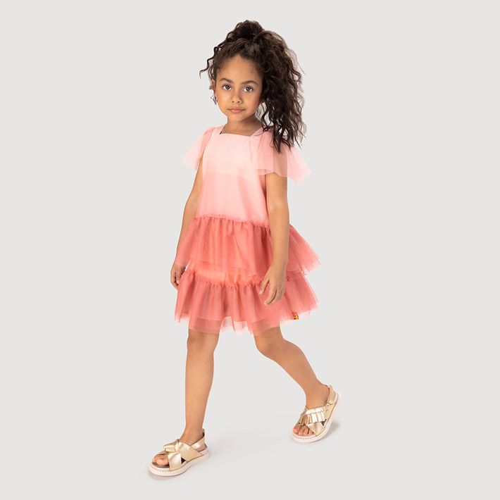 Blusa-Tule-Manga-Curta-Infantil-Feminina-Lilica-Ripilica