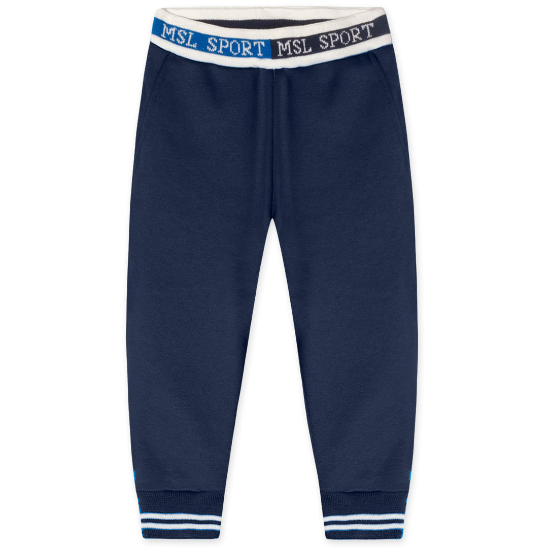 Calça Moletom Infantil Masculina Marisol