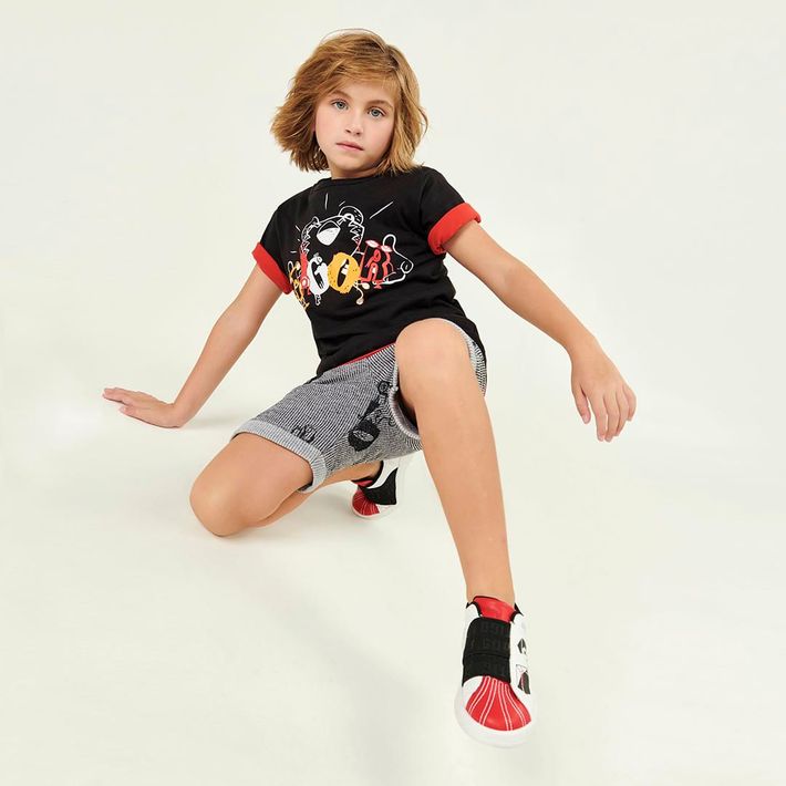 Camiseta-Manga-Curta-Infantil-Masculina-Tigor