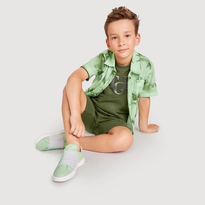 Camisa-Manga-Curta-Infantil-Masculina-Tigor