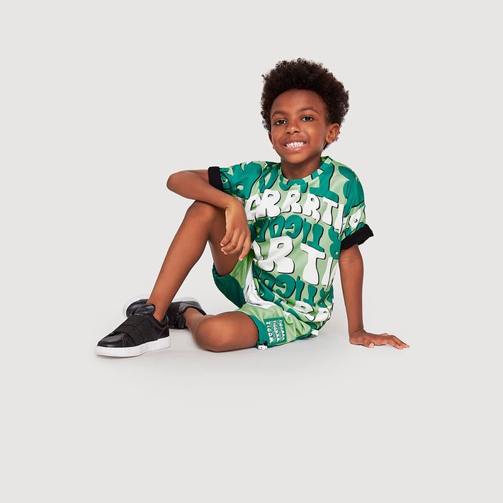 Camiseta-Manga-Curta-Groove-Infantil-Masculina-Tigor