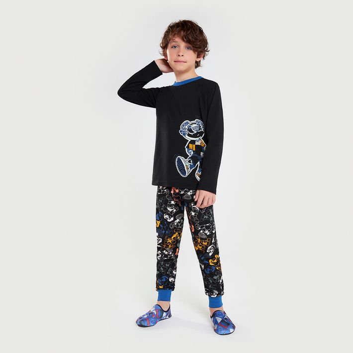 Pijama-Longo-Masculino-Infantil-Tigor