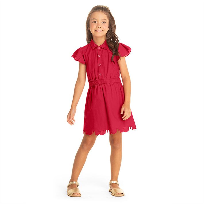 Vestido-Manga-Curta-Infantil-Feminino-Marisol