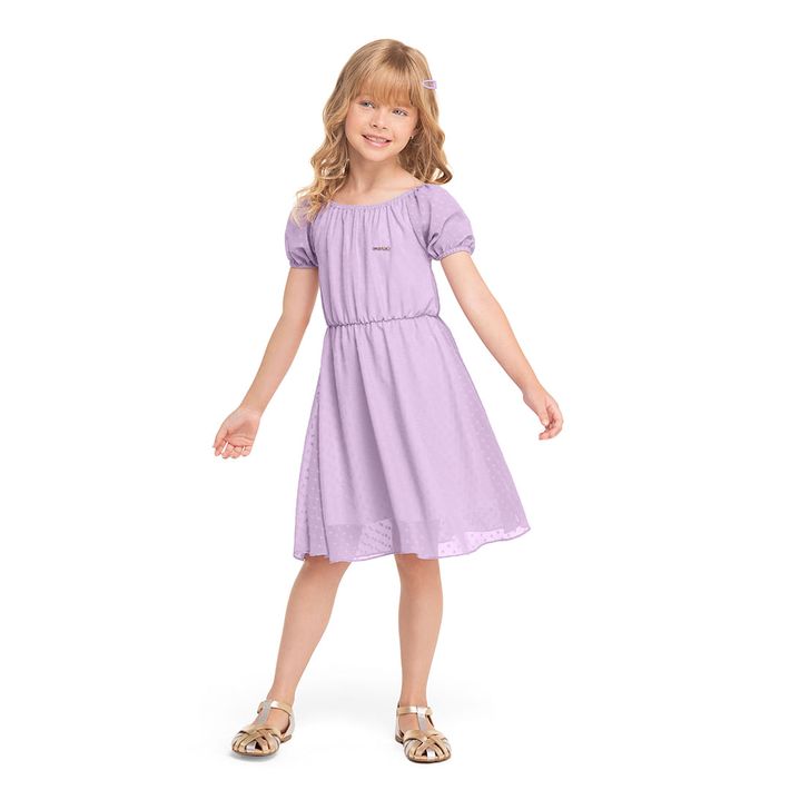 Vestido-Manga-Curta-Chiffon-Poa-Infantil-Feminino-Marisol
