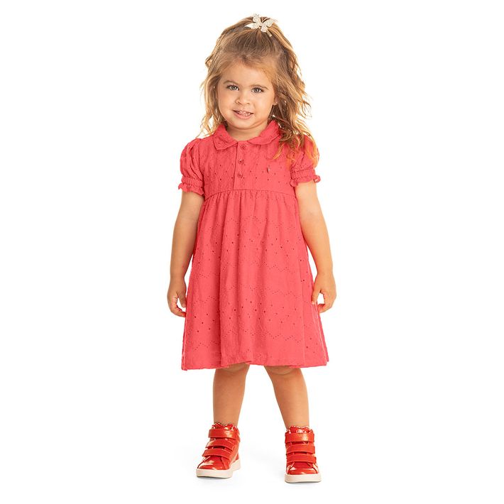 Vestido-Manga-Curta-Infantil-Feminino-Marisol