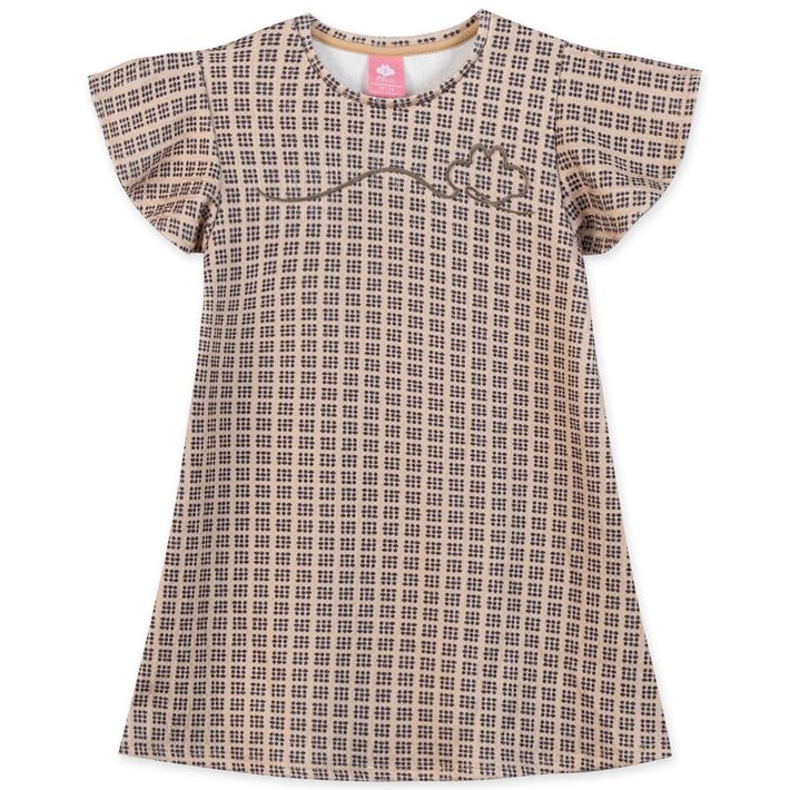 Vestido-Xadrez-Manga-Curta-Bebe-Feminino-Lilica-Ripilica
