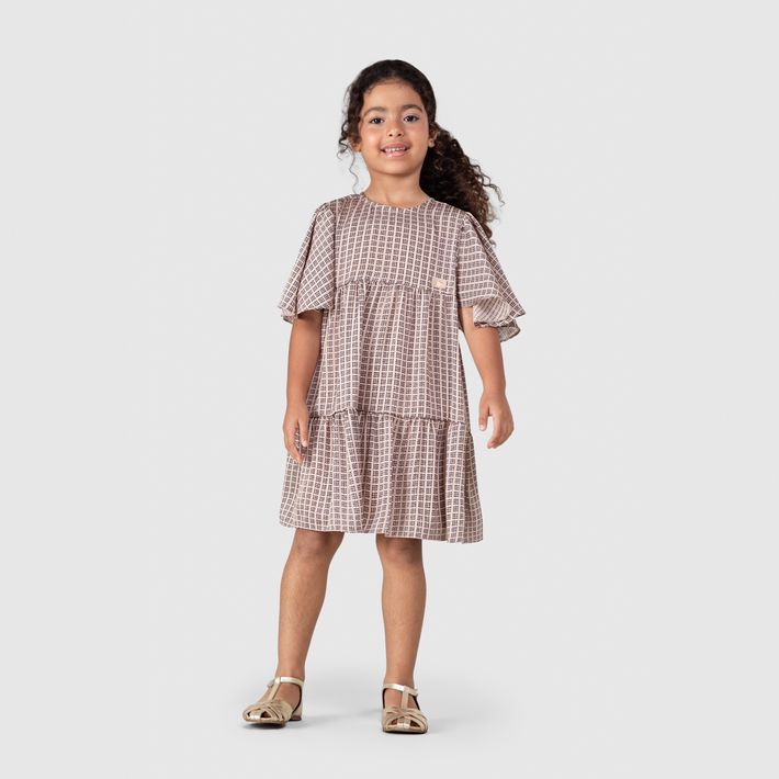 Vestido-Xadrez-Curto-Infantil-Feminino-Lilica-Ripilica