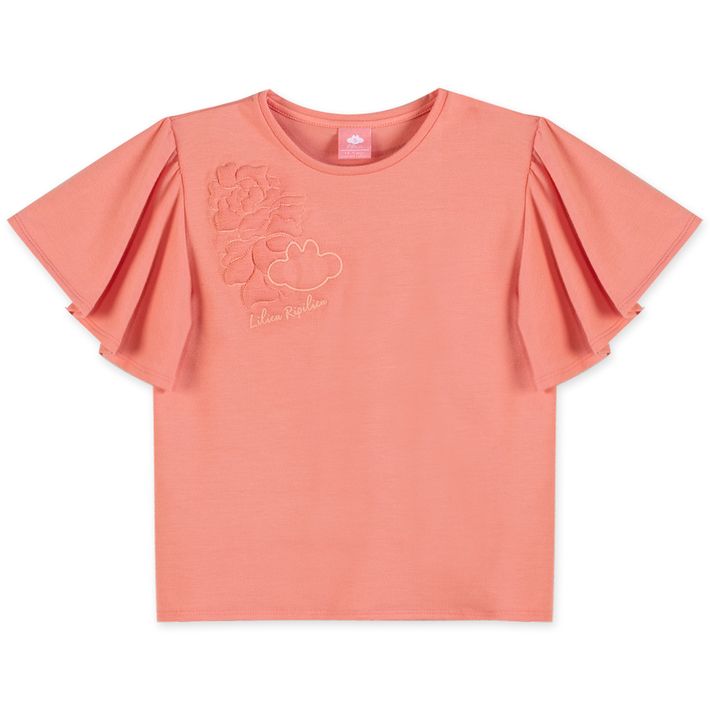 Blusa-Manga-Curta-Infantil-Feminino-Lilica-Ripilica