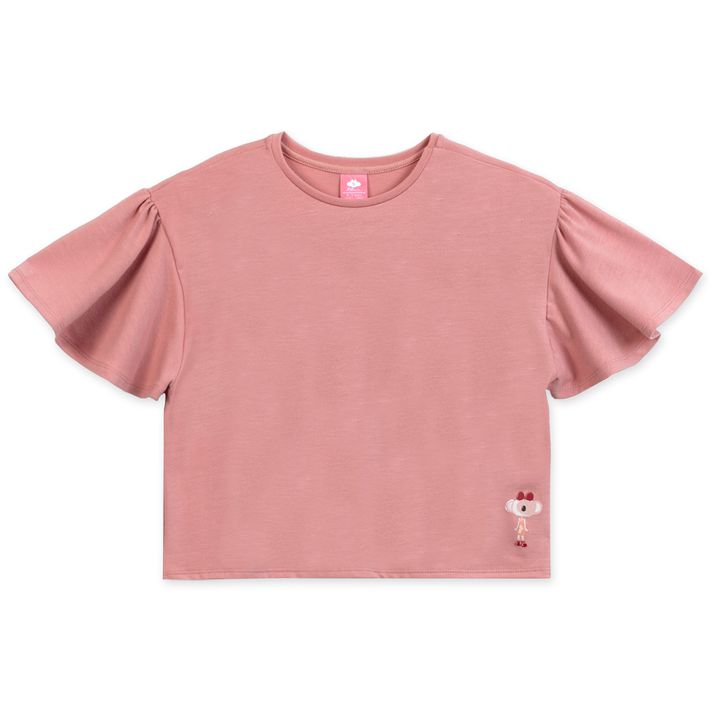 Blusa-Manga-Curta-Infantil-Feminino-Lilica-Ripilica