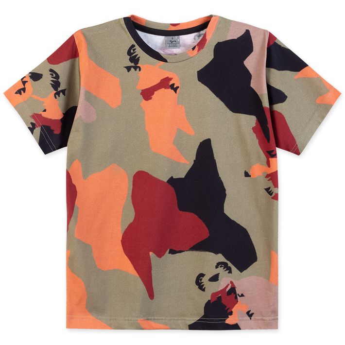 Camiseta-Geometrica-Manga-Curta-Infantil-Masculina-Tigor-T.-Tigre