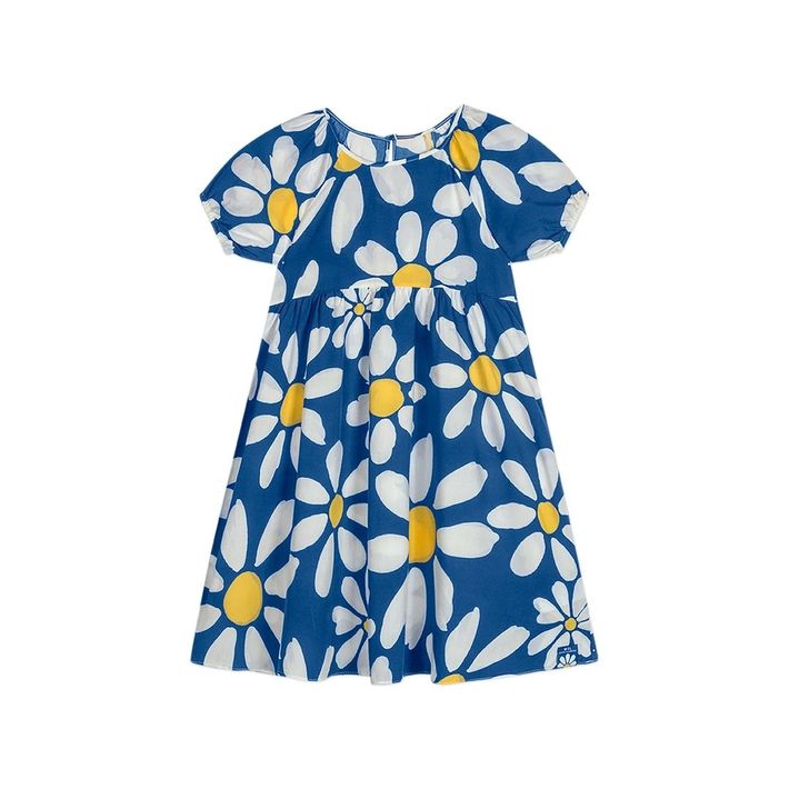 Vestido-Floral-Manga-Curta-Infantil-Feminino-Marisol