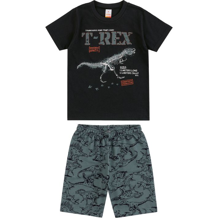 Conjunto-Curto-T-rex-Infantil-Menino-Marisol---1P